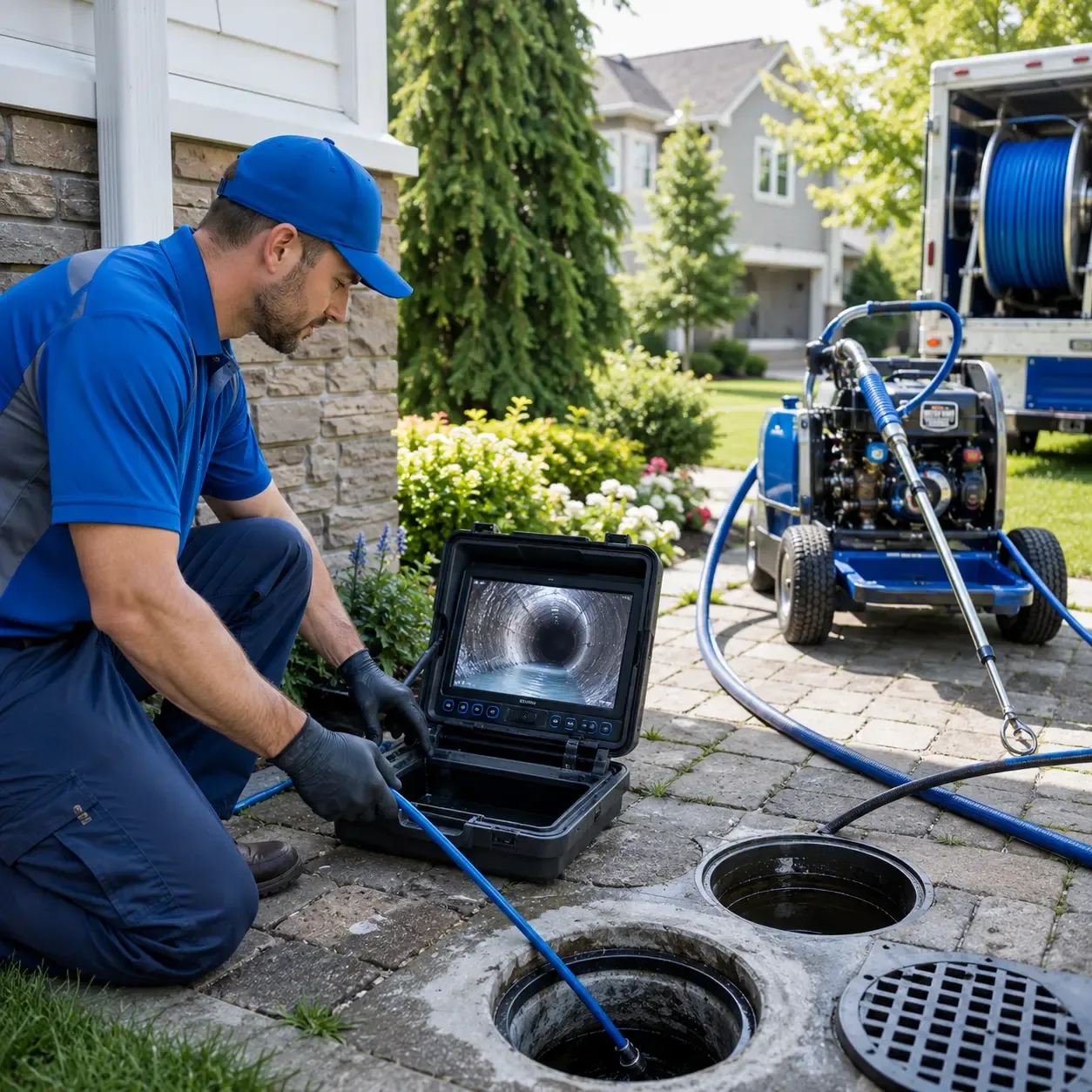 Outdoor drain cleaning professionals serving Turtlepoint, PA