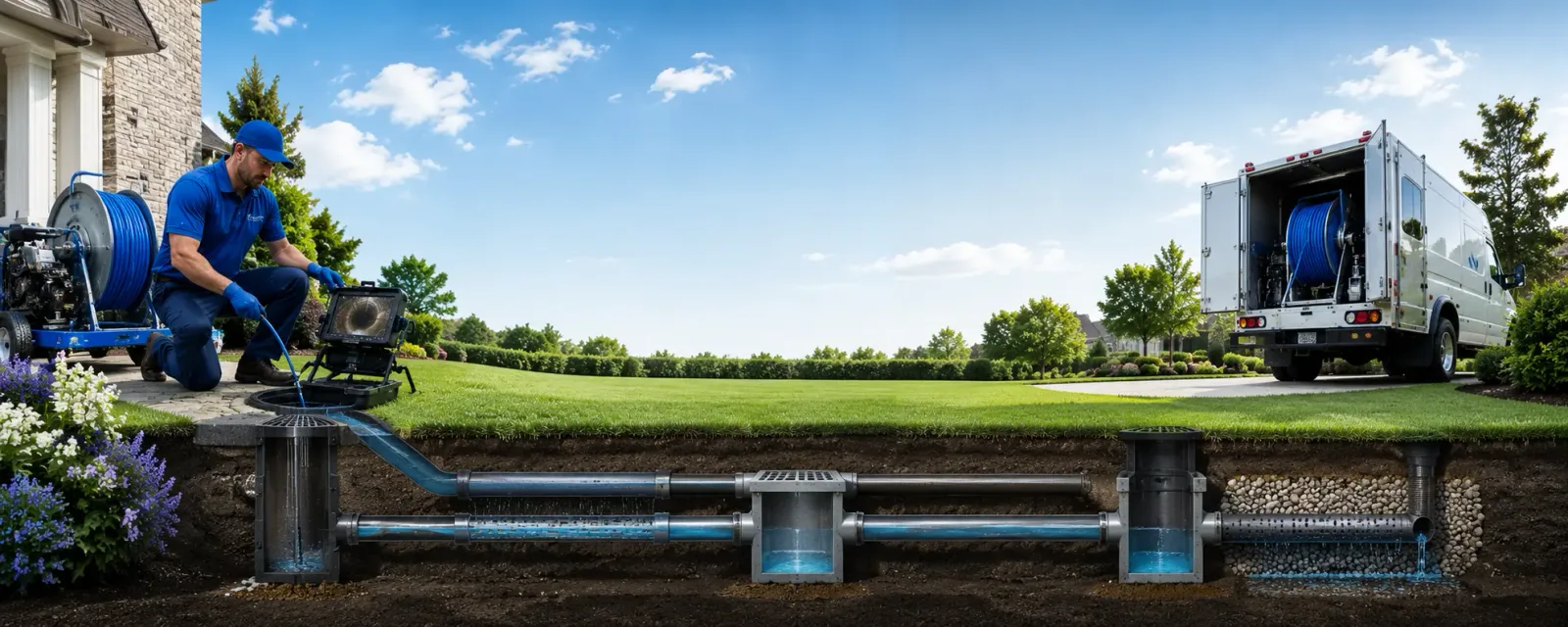 Outdoor drain cleaning information for Turtlepoint, PA